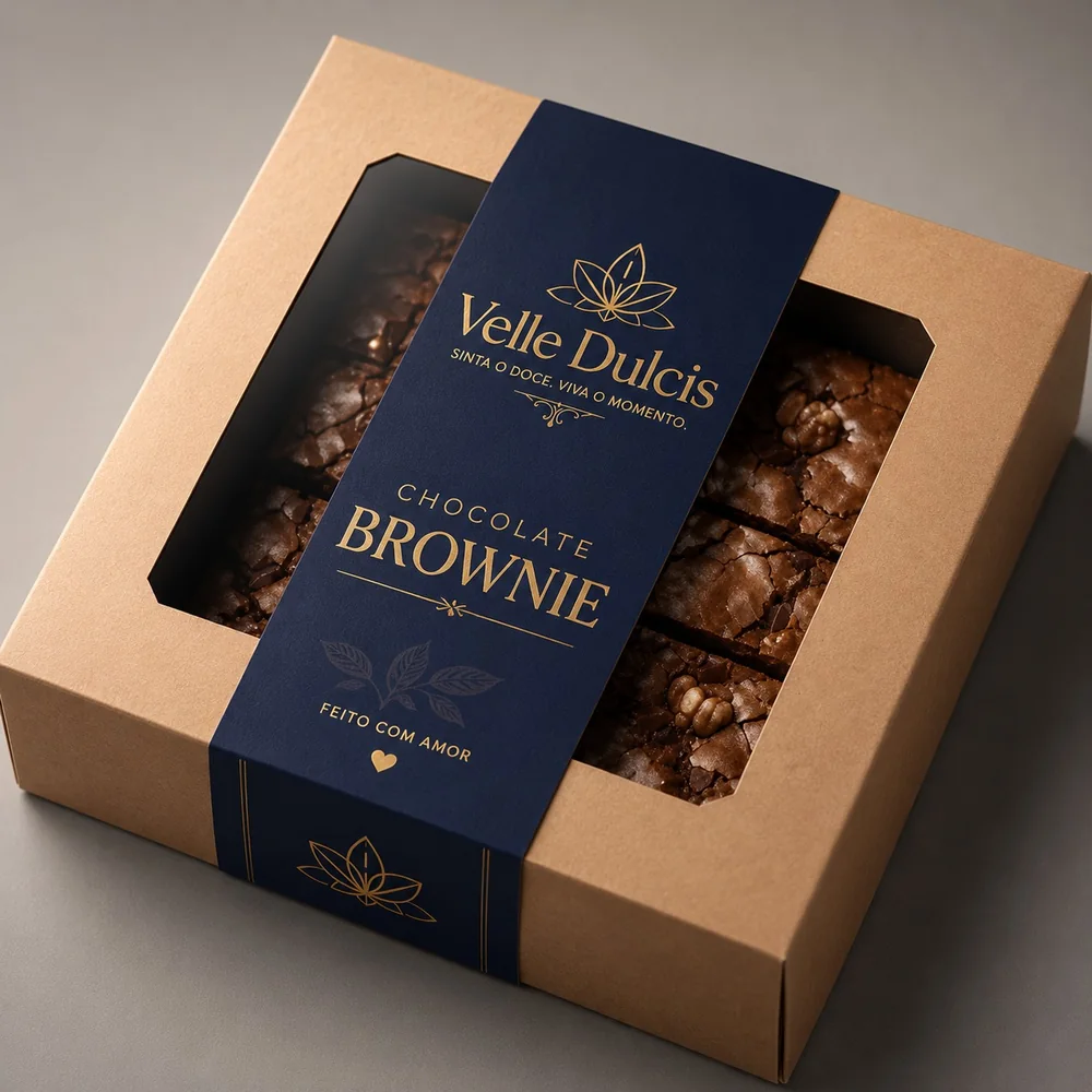 Caixa de brownies premium Velle Dulcis